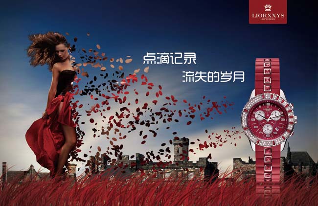 《瞬息腕間 時間的設計哲學》——創意手表廣告海報視覺敘事